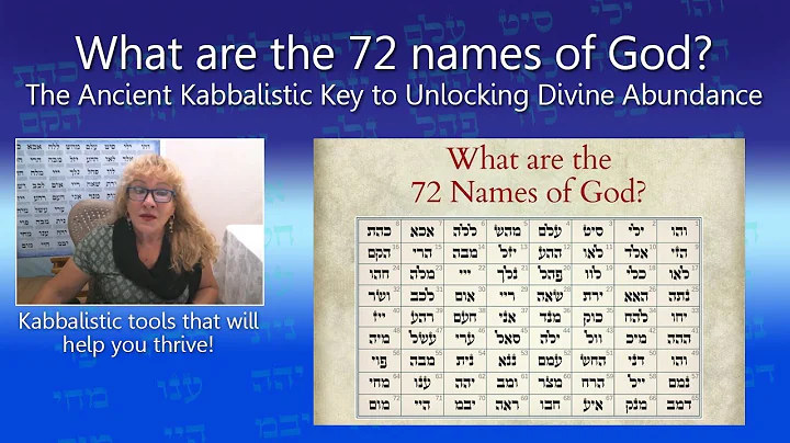 What are the 72 names of God? Learn about this powerful spiritual tool that can transform your life