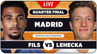 FILS vs LEHECKA • ATP Madrid 2026 QF • LIVE Tennis Watchalong