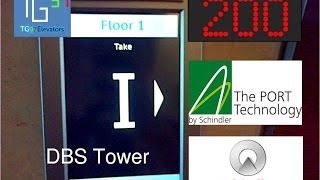 [200th Video] Schindler PORT Traction Elevators at DBS Tower, Jakarta (21 - 30)