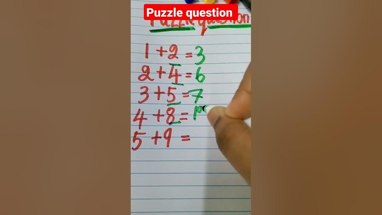 puzzle question _ #maths #shorts #algebra #roblox #education #math #