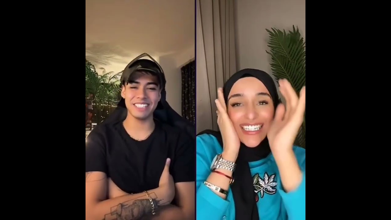 Cañita imita a sus amigos y Douha no puede con la risa 🇹🇳😂 Final triste 😥