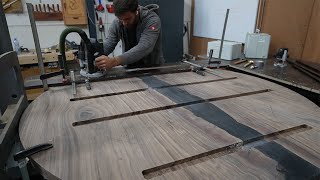 Walnut X Matte Black Epoxy Table Build  How To