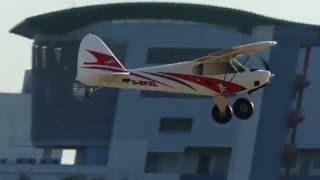 Multiplex Fun Cub with 6S setup take off and acro flight 04 Sept 2016