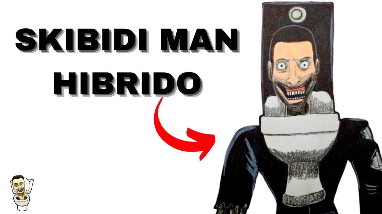 Cómo DIBUJAR al😱SKIBIDI MAN HIBRIDO del TOILET 69 Parte 1 (Skibidi