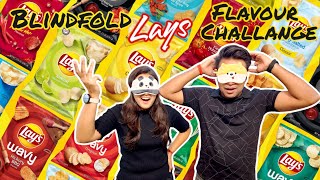 Blindfold "Guess The Lays Flavour Challenge Gone Wrong😂 (Wait For The End) @NikshriVlogs