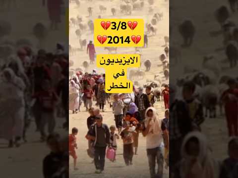 03 08 2014 ذكرى الإبادة الجماعية الايزيدية حقوق الأنسان الانسانية مساعدات انسانية 