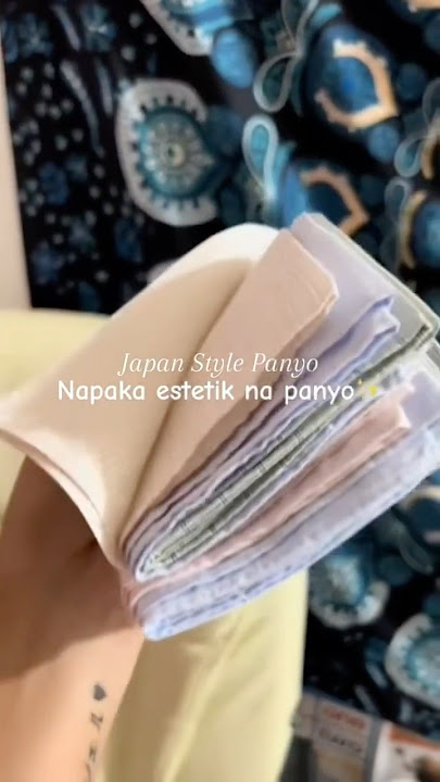 Japan Style Handkerchief | Panyo #handkerchief #panyo