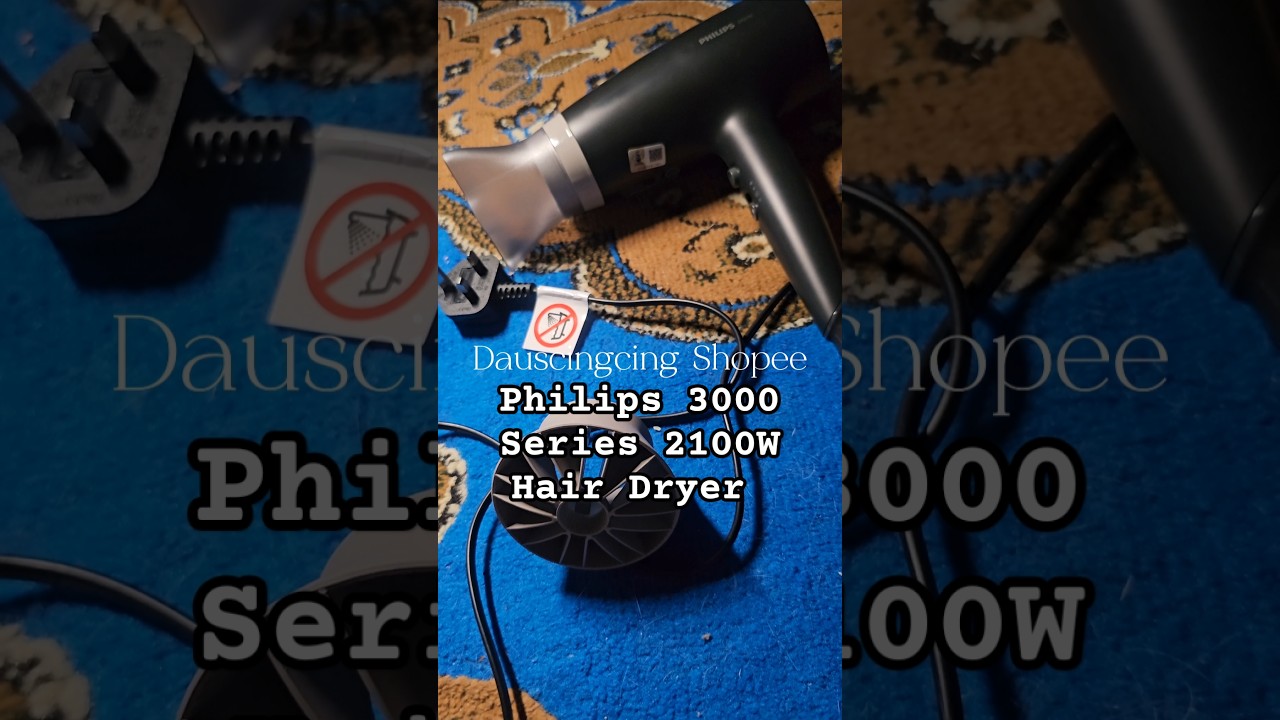 Philips 3000 Series 2100W Hair Dryer with Advanced Ionic Care BHD351/13 