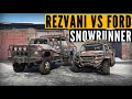 SnowRunner Rezvani Hercules 6x6 vs Ford F 750 (medic scout SHOWDOWN)