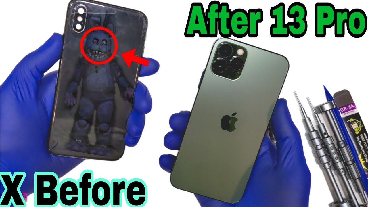 iPhone X DIY Housing Change 13 Pro Alpine Green | iPhone X to 13 Pro Convert | In Mumbai |AMS-HINDI