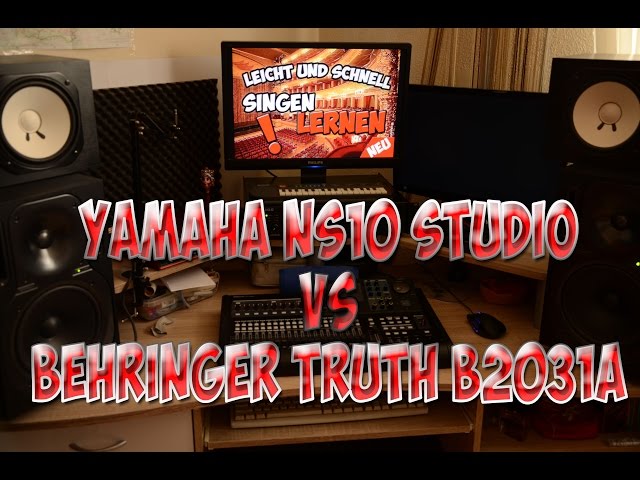 YAMAHA NS 10M STUDIO vs BEHRINGER TRUTH B2031A class=