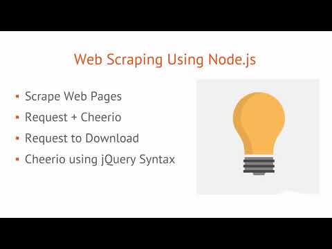 Learn Web Scraping with Node.js : Welcome to the Course!