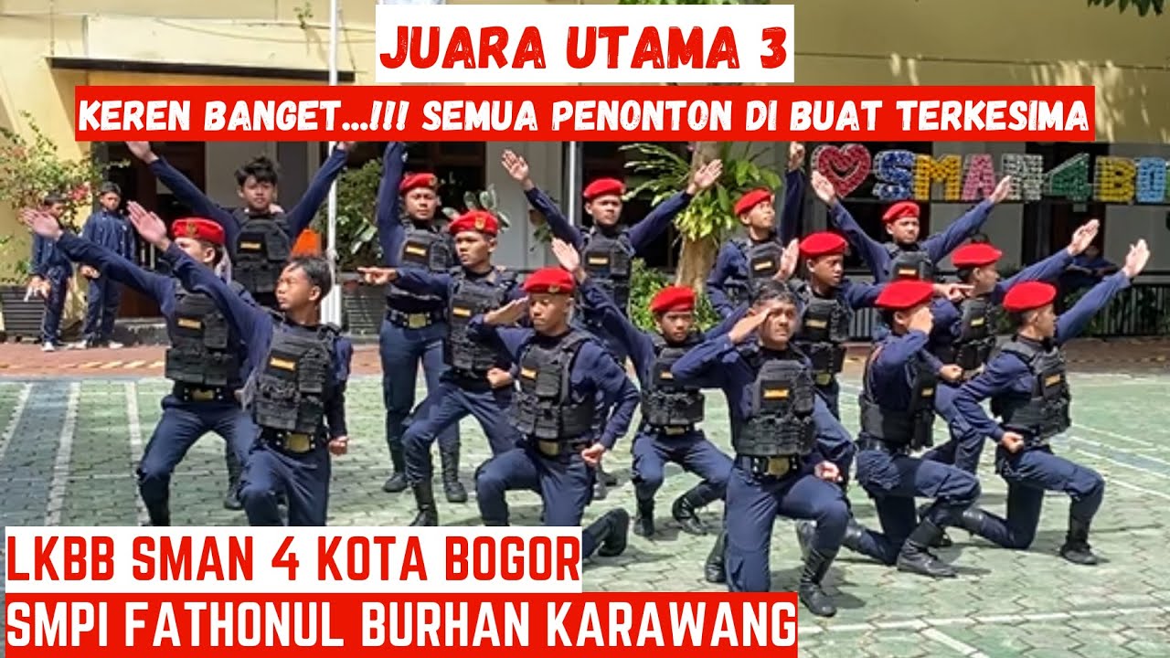 MANTAP...!!! PENONTON KAGUM JUARA UTAMA 3 SMPI FATHONUL BURHAN KARAWANG DI LKBB SMAN 4 KOTA BOGOR