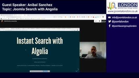 Discussing Joomla Search enhanced by Algolia
