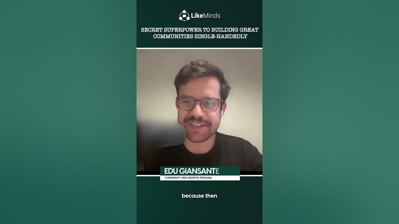 Edu Giansante - Community and Growth - Persona