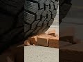 ASMR clay bricks crash
