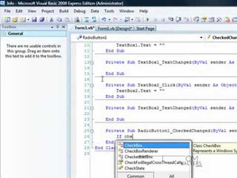 A Simple Program tutorial in VB08