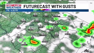 FIRST ALERT WEATHER: A few showers will linger in the area today and tomorrow before clearing out...