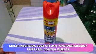 Does BUZZ Off 24h Multi-Insecticide really work? Real test against insects.