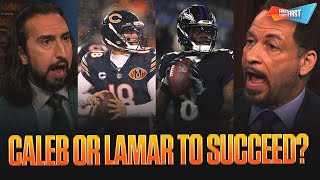 Caleb Williams ‘set up for success’ with Bears, Ravens asking too much of Lamar Jackson? | FTF
