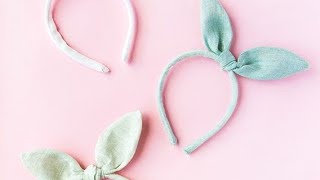 Diy Bunny ear headband #Shorts