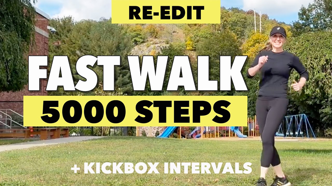 Fast & Fun Walking Workout #39 (Re-Edit) 37 MIN