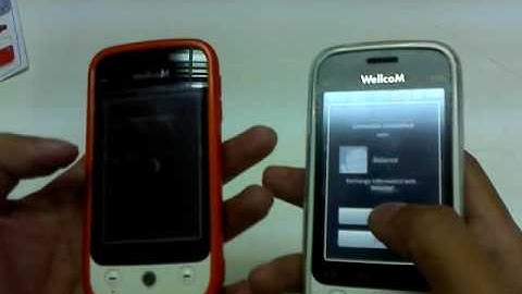 Android 2.1 Eclair on WellcoM A88 Bump Phonebook App