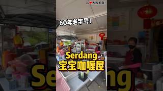 #Serdang 当地人从小吃到大的 #宝宝咖喱面，有加炸肉、炸云吞，咖喱汤够浓，好吃👍！
