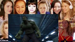 Thor vs Hulk in avengers, reaction mashup