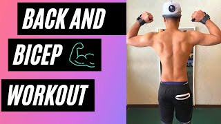 TRAINING BACK AND BICEP FOR MASS || DEADLIFT ! ! !