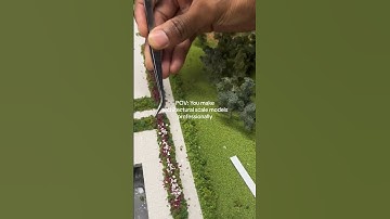 POV: You make architectural scale models professionally👀 #architecturemodel #scalemodel #pov