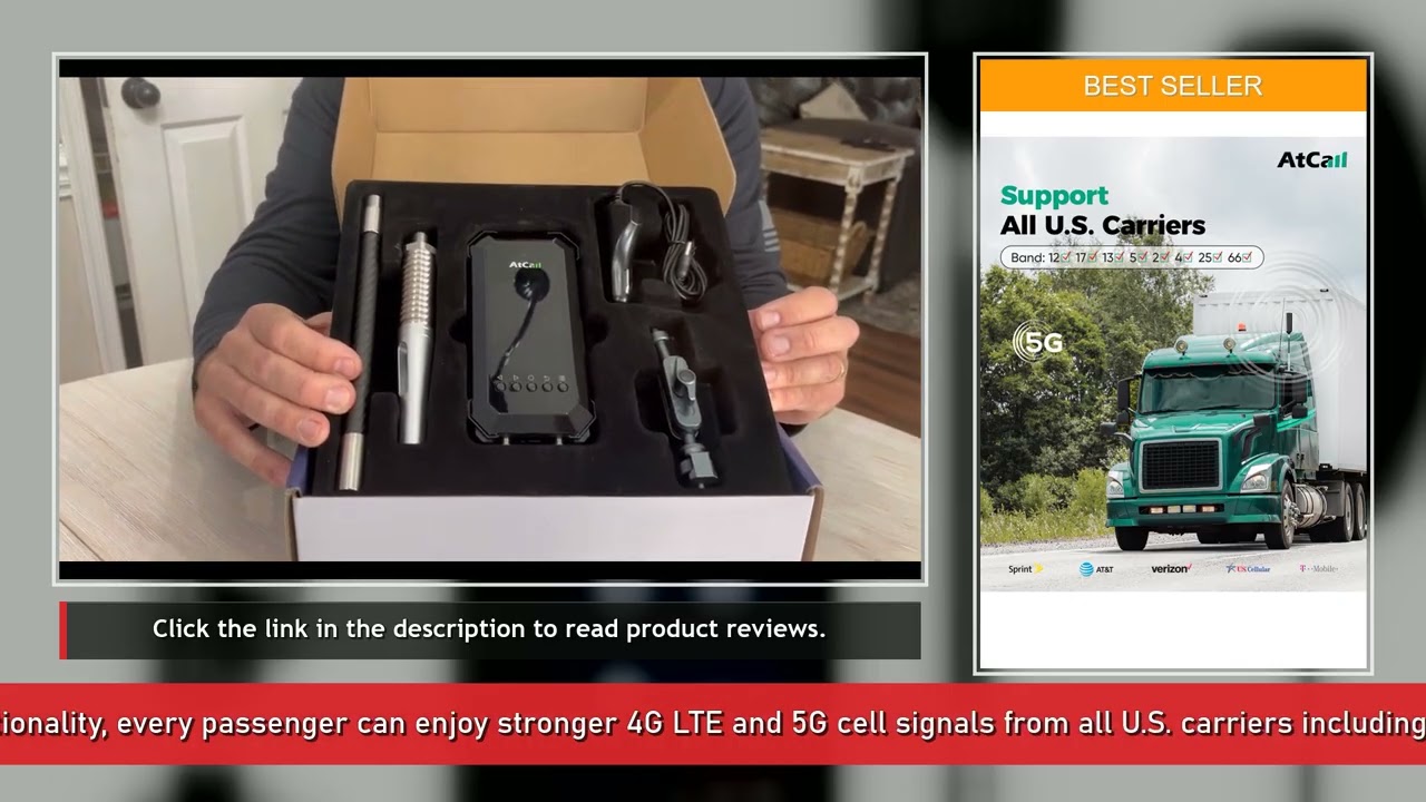 Obejrzyj Cell Phone Booster for Truck with LCD, 5G 4G LTE All Carriers, FCC Approved w YouTube Obejrzyj Cell Phone Booster for Truck with LCD, 5G 4G LTE All Carriers, FCC Approved w YouTube