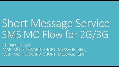 Short Message Service - SMS MO Flow for 2G / 3G GSM WCDMA Networks
