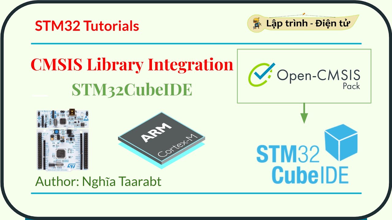 [STM32] Thư viện CMSIS và tích hợp vào project trên STM32CubeIDE ...