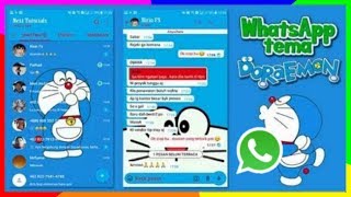 cara rubah tema WhatsApp original || jadi tema Doraemon screenshot 3