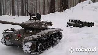 GAZ 66 stuck in the snow!!!...OFF-ROAD!!!...
