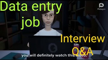 Data Entry Operator job Interview, #jobinterview #dataentryoperator #computeroperator #upgradingway