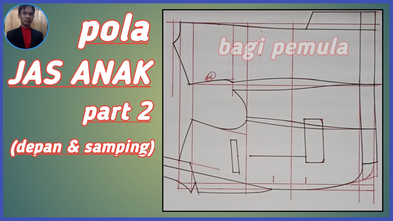 Membuat pola jas anak - part 2