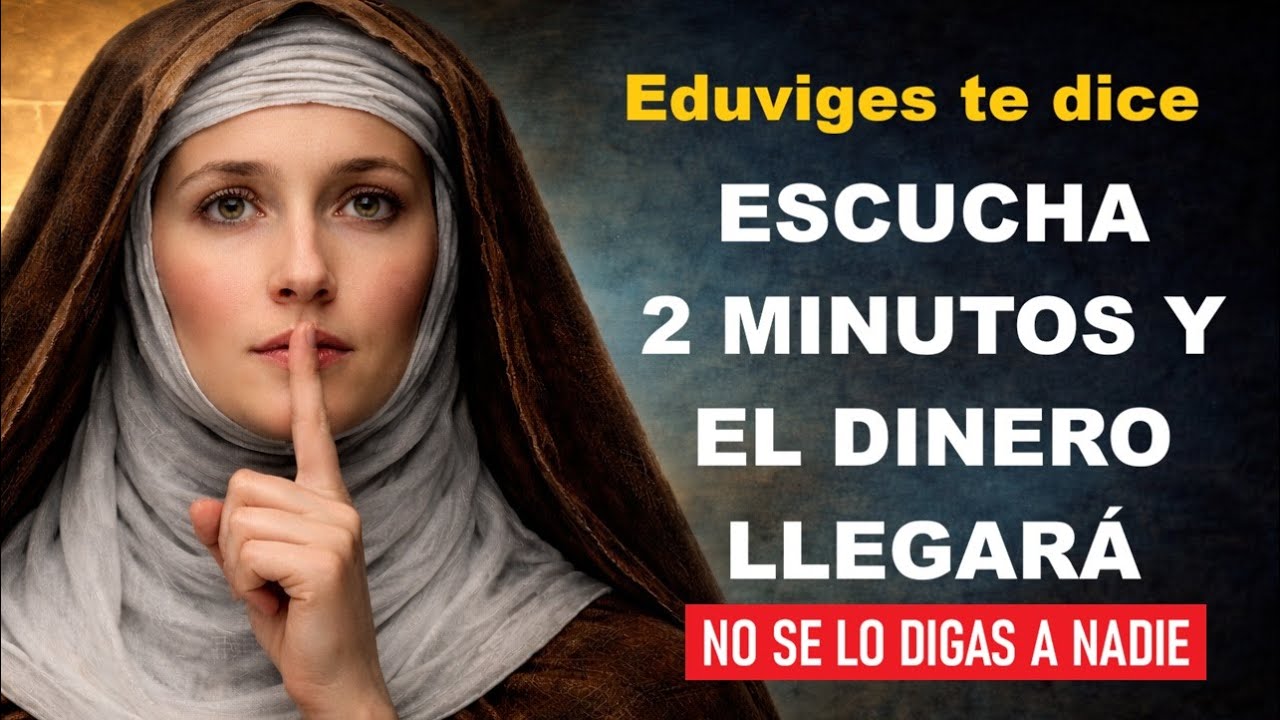 Santa Eduviges dice  !NO SE LO CUENTES A NADIE! ¡ESCUCHA POR 2 MINUTOS Y EL DINERO SALDRÁ DE LA NADA