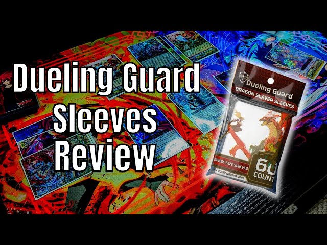 Dueling Guard Sleeves Review | Dragon Slayer TCG Sleeves | Durability, Function, and Class - YouTube Dueling Guard Sleeves Review | Dragon Slayer TCG Sleeves | Durability, Function, and Class - YouTube