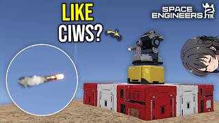 Space Engineers 2 Gatling Turret Rocket Defense Interception Test