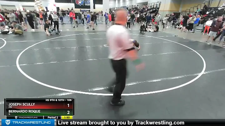 106 Lbs Cons. Round 4 - Joseph Scully, MN Vs Berna...