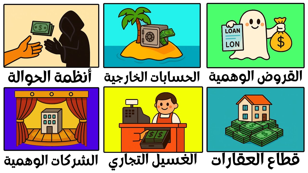 شرح كل طرق غسيل الاموال في 15 دقيقة