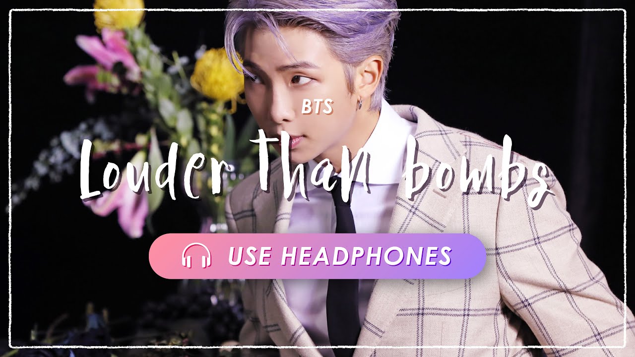 [8D] BTS - Louder than bombs [立体音響 🎧 高音質]