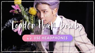 [8D] BTS - Louder than bombs [立体音響 🎧 高音質]
