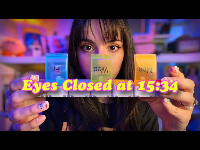 ASMR Follow My Instructions and Fall Asleep 🐯💜 (eyes closed at 15:34)