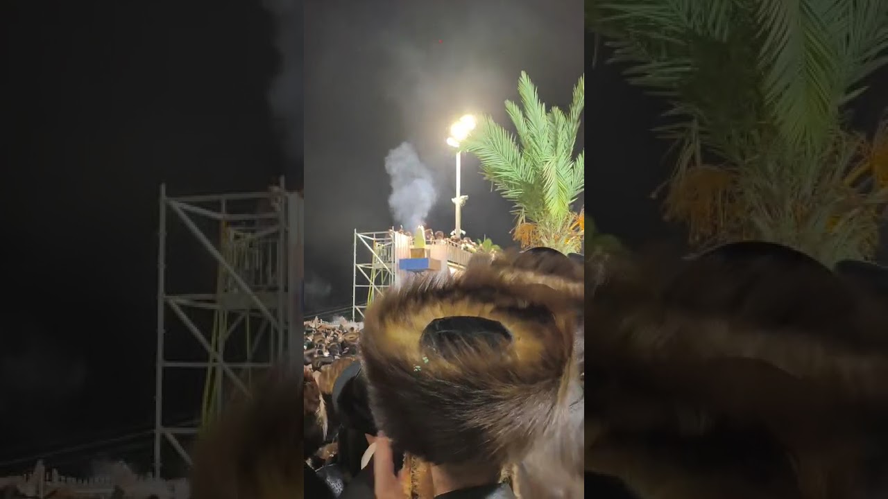 satmar Rebbe Dances in honor of rabbi shimon in Meron