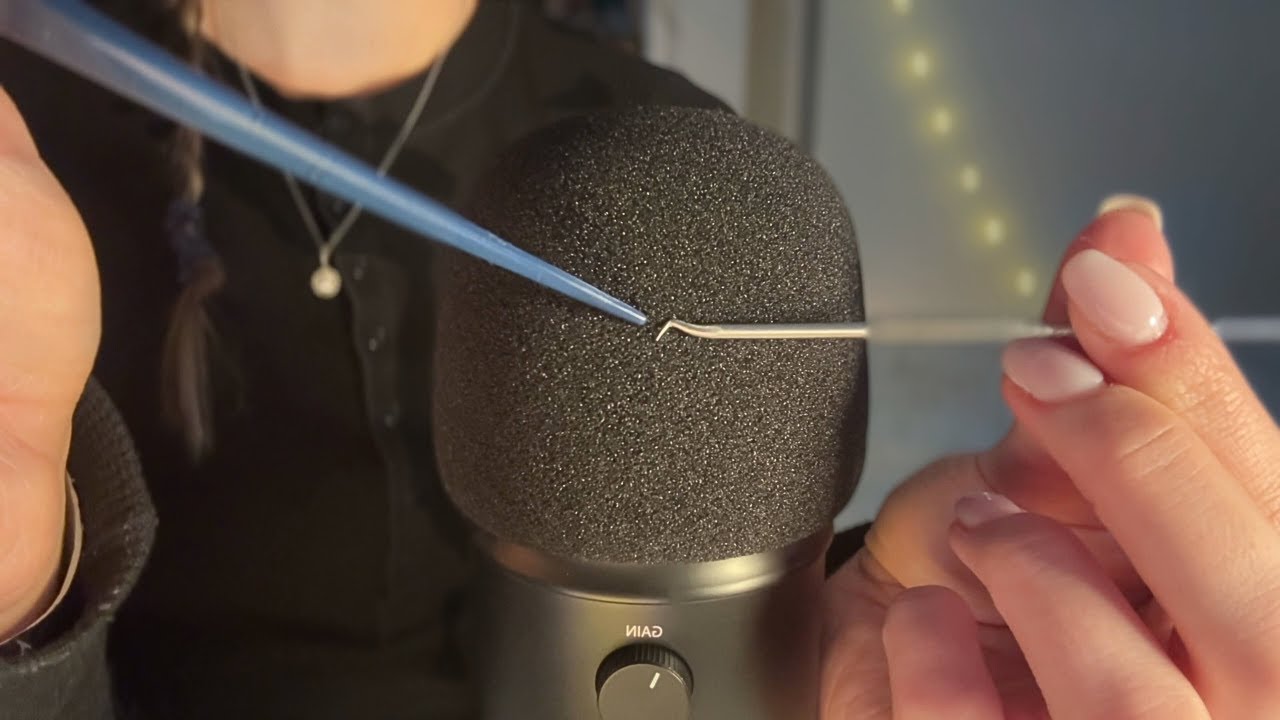 INTENSE foam scalp check ft METAL TOOL + RATTAIL COMB [ASMR]