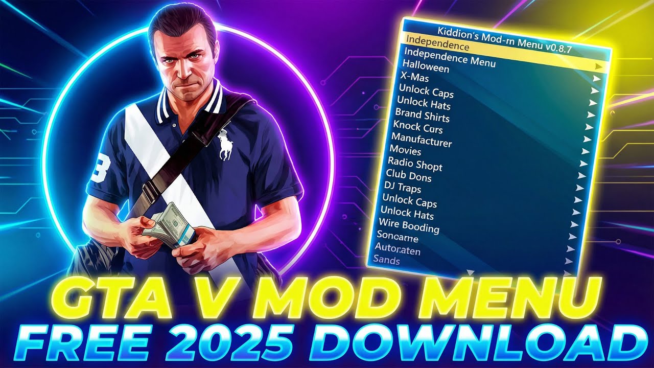 Undetected GTA 5 Mod Menu PC (2025) / Free Kiddions Cheat, Money Hack & Online Mods \ Download Here