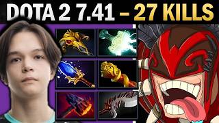 Bloodseeker Dota 2 7.41 with 27 Kills and MKB - Dota Gameplay